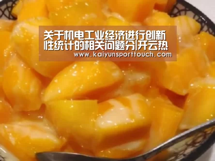 关于机电工业经济进行创新性统计的相关问题分|开云热点(图1) 开云视讯